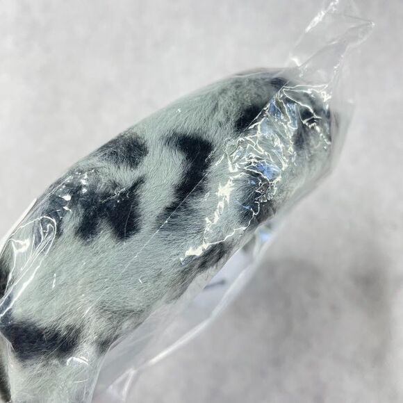 EUGENIA KIM Dora Faux Fur Headband Gray Leopard Womens Fake Fur Hair Band OS - Picture 3 of 10